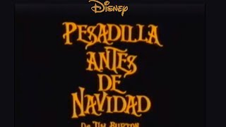 Pesadilla Antes de Navidad de Tim Burton Tráiler en Video [upl. by Anahsar]