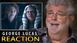 George Lucas REACTION Anakin RETURNS in AHSOKA  AI [upl. by Hardner]