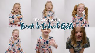 Busby Back to School Interviews [upl. by Oilerua397]