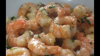 HOW TO MAKE GARLIC SHRIMP RECIPE WITH A PARSLEY BUTTER [upl. by Cynar]