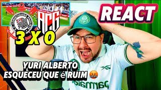 React Corinthians 3 x 0 Atletico Go  Yuri Alberto virou CR7 🤬 corinthains brasileirao [upl. by Devlin79]