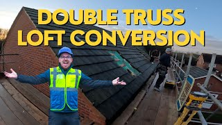 DOUBLE LOFT CONVERSION  TRUSS ROOF [upl. by Eseret370]