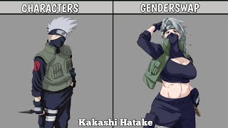 Naruto Characters Gender Swap [upl. by Innis222]