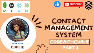 🚀 Start building a Contact Management System with MongoDB React Nodejs and Express  Part 3 [upl. by Garrett]