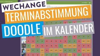 TerminabstimmungenDoodleUmfragen erstellen  WECHANGE Tutorial [upl. by Arbe604]