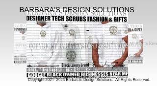 Designer Tech Scrubs Signature blackownedbusiness blackluxurybrand fashionscrubs medicalscrubs [upl. by Laehcim459]