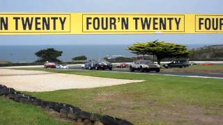 Phillip Island Historic Racing 2011  Group Sc at Siberia [upl. by Wallford]