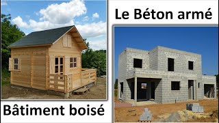 Bâtiment en bois VS Bâtiment en béton armé [upl. by Eidoow]