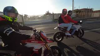 Ducati Hypermotard 1100 evo SP vs 939 SP vs 939 WHITE [upl. by Monney]