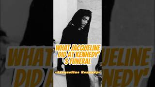 What Jacqueline did at Kennedy’s funeral that made her the center of attention usa celebrity [upl. by Rooker]