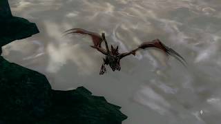 Hellkite Dragon flight at the Undead Burg [upl. by Renick22]