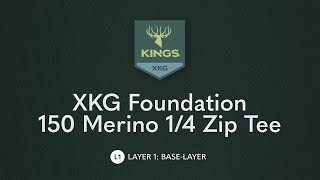 Kings Camo  XKG Foundation 150 Merino 14 Zip [upl. by Gracia]