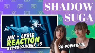 SUGA Interlude  Shadow Lyrics MAP OF THE SOUL  7 Interlude  Shadow Comeback TrailerREACTION [upl. by Kahaleel]