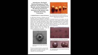 Rapid Electrical Formation of Stone Spherules Scalability of Results amp Similarities of Concretions [upl. by Paff457]