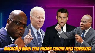 🔴MACRON amp BAIDEN TRES FACHER CONTRE FELIX TSHISEKEDI PO NA BATTAQUE YA BAMBASSADES ECIDE FAYULU [upl. by Irah]