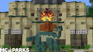 DINOSAUR MCParks Minecraft Recreation [upl. by Aniham]