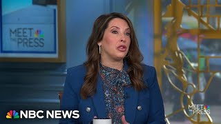 Ronna McDaniel says there was ‘tension’ between RNC and Trump campaign over debates Full interview [upl. by Beniamino451]