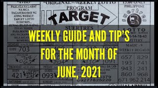 Monthly GUIDE and TIPS TARGET BOLANTOY BOKNOY TOKLAY CHALLENGER for the month of June 2021 [upl. by Meghan9]