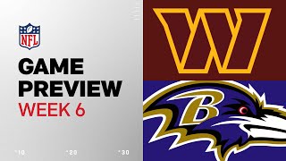 Washington Commanders vs Baltimore Ravens  2024 Week 6 Game Preview [upl. by Luwana]