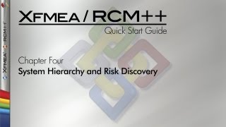 XfmeaRCM 8 Quick Start Guide Chapter 4 System Hierarchy and Risk Discovery [upl. by Caron687]