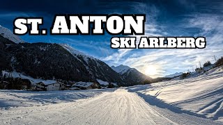 SKI ARLBERG ST ANTON  Valfagehr via Gampen to Sonnenwiese [upl. by Layla644]