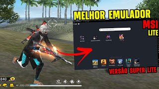 DESCOBRI O MELHOR MSI LITE BLUESTACKS LEVE PARA QUALQUER PC FRACO MELHORES CONFIGURAÇÕES 🔥🚀 FREEFIRE [upl. by Loar]