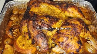 🇭🇳Delicioso Pollo Horneado🤌🇭🇳 [upl. by Sheppard]