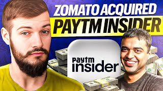 Indian Startup News 223 Zomato Acquires Paytm Insider to Take on BookMyShow [upl. by Kippy]