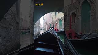 gondola service venedig venice touristspot gondola shortsvideo [upl. by Manheim]