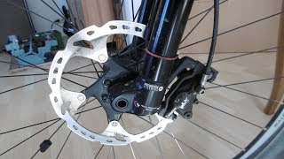 Shimano XT Scheibenbremse Beläge J02A oder G02A wechseln [upl. by Nathanil]