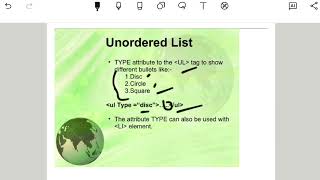 Ordered And Unordered List In HTML In Hindi [upl. by Yanehc]