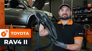 TOYOTA RAV4 II hosszbordás szíj csere ÚTMUTATÓ AUTODOC [upl. by Avad]