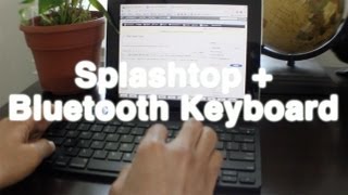 How to work remotely using your iPad Splashtop amp Bluetooth keyboard [upl. by Everson812]