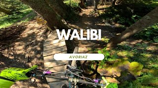 Walibi Red Line Bikepark Avoriaz France 🇫🇷 Portes Du Soleil Full Run POV RAW [upl. by Wait]