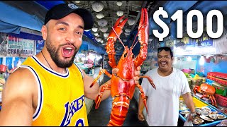 100 Seafood Market Challenge in Philippines 🇵🇭 [upl. by Smukler]