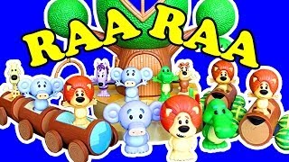 Raa Raa The Noisy Lion Interactive Toys Train Playset Crash amp Smash The Reject Shop Cheap Toys [upl. by Innis]