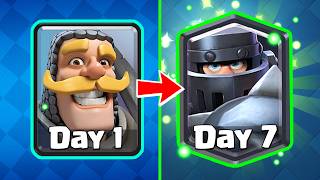 I Played a New Clash Royale Account for 7 Days Straight [upl. by Maggy512]