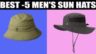 BEST 5 MENS SUN HATS  YOU CAN BUY ON AMAZON [upl. by Ellezig]