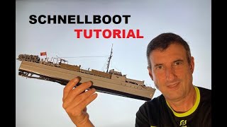 SCHNELLBOOT 👐 🛥 TUTORIAL CONSTRUCCIÓN LANCHA SBOOT PASO A PASO [upl. by Vargas158]