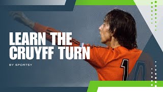 Learn the Cruyff Turn Essential Move for Soccer Players [upl. by Nohshan]