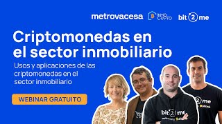 🔵 CRIPTOMONEDAS en el Sector INMOBILIARIO Usos y aplicaciones [upl. by Wiseman]