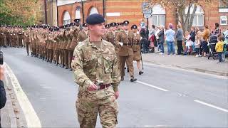 Ludgershall 26 Engineer Regiment Freedom Parade [upl. by Ursala]