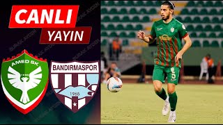 🔴AMEDSPOR  BANDIRMASPOR MAÇI CANLI İZLE  eFootball 21 Türkçe Oyun [upl. by Ahsoyem]