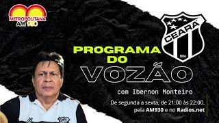 PROGRAMA DO VOZÃO NA AM 930 COM IBERNON MONTEIRO E JORGE NORONHA 13112024 [upl. by Spratt]