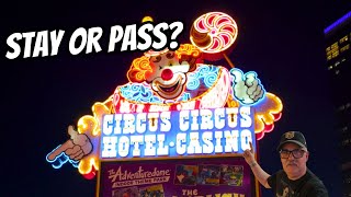 Explore Circus Circus Adventuredome Midway and Room Tour [upl. by Htur]