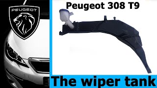 The wiper tank is leaking Peugeot 308 T9 DIY repairs [upl. by Gaulin]