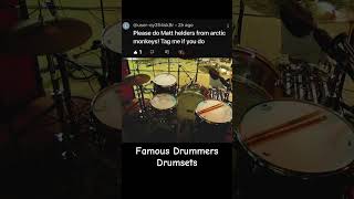 FAMOUS DRUMMERS  DRUMSET  PT 5 [upl. by Eladnwahs]