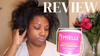 Mielle Organics Babassu Oil Mint Deep Conditioner Review [upl. by Zabrine]