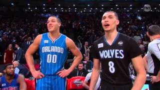 2016 NBA Slam Dunk Contest  Aaron Gordon vs Zach LaVine HD Full [upl. by Htebazil]