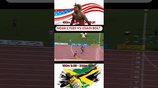 Noah Lyles VS Usain Bolt [upl. by Yoong]